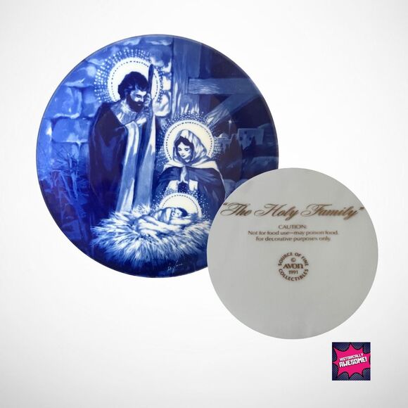 Set of 4 1991–1994 Religious Porcelain Plates - Avon Fine Collectibles - Picture 9 of 9